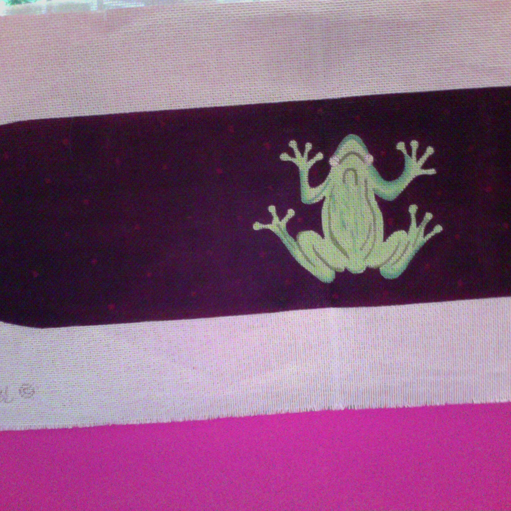 Canvas TREE FROG CUMMERBUND  W84