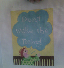 Canvas DON'T WAKE THE THE BABY  C09