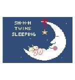 Canvas SHHH TWINS SLEEPING  PT128B