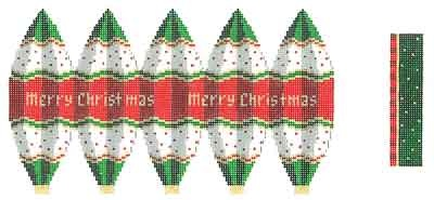 Canvas MERRY XMAS HOT AIR BALLOON  5285