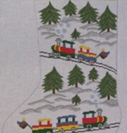 Canvas CHOO CHOO STOCKING  213 RIGHT KICK
