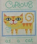 Canvas CURIOUS AS A CAT  ND822