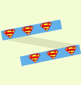 Canvas SUPERMAN DOG COLLAR  P643N