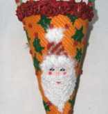 Canvas CHRISTMAS CANDY CONE  DC293
