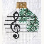 Canvas MUSIC REFLECTION ORNAMENT  WG12828