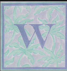 Canvas PALM TREES TISSUE BOX INSERT  ALL02