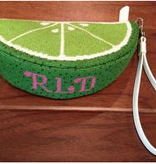 Canvas LIME PURSE  RD001