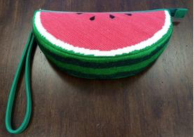 Canvas WATERMELON PURSE  RD003