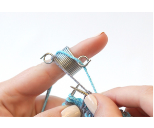Accessories KNITTING THIMBLE FINGER RING COIL - The Needle Tree