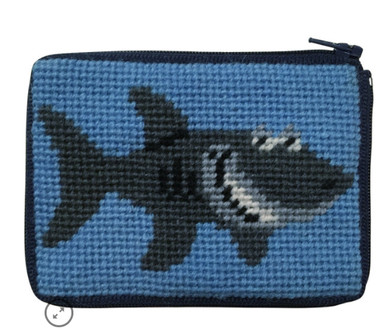 Canvas SHARK COIN PURSE  SZ8103