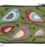 Canvas BIRDS OF COLOR COIN PURSE  SZ199