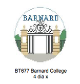 Canvas BARNARD ROUND ORNAMENT  BT677