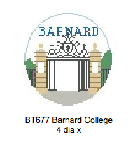 Canvas BARNARD ROUND ORNAMENT  BT677