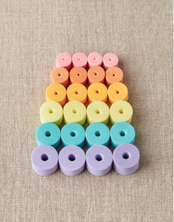 Accessories ASSORTED COLORFUL MARSHMELLOW STITCH STOPPERS