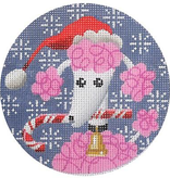 Canvas PINK POODLE ORNAMENT  KB072