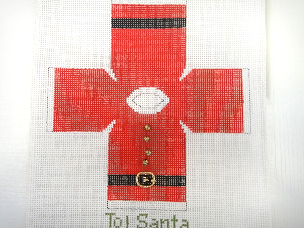 Canvas SANTA TOPPER  TO1