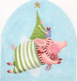 Canvas JOYFUL FLYING PIG  PBXST06