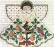 Canvas 12 ANGELS 0F XMAS - PARTRIDGE IN PEAR TREE  PP996CA