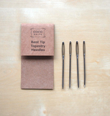 Accessories BENT TIP TAPESTRY NEEDLES 4 PAK  COCOKNITS