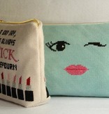 Canvas THAT BLUE BOX COSMETICS BAG  MB23