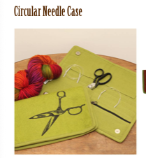 Accessories CIRCULAR NEEDLE CASE  FELTED WOOL