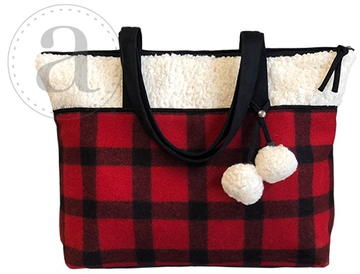 Accessories ATENTI SATCHEL BUFFALO PLAID