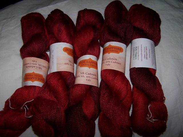 Jade Sapphire 2 ply Silk Lace Cashmere Yarn