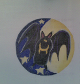 Canvas Crazy Bat  720b Rebecca Wood