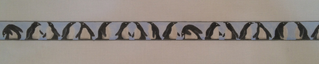 Canvas Penguins belt  901d Rebecca Wood