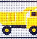 Canvas Tonka Truck  444c Rebecca Wood