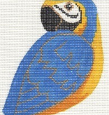 Canvas BLUE PARROT CLIP-ON BIRD LL306B