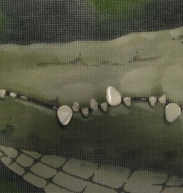Canvas OUCH!  WITH PEARL TEETH  LL351