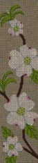 Canvas DOGWOOD BOOKMARK  BKM111