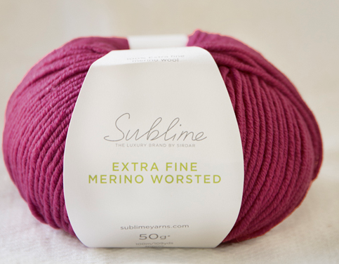 Yarn SUBLIME EXTRA FINE MERINO WORSTED  reg @9.00