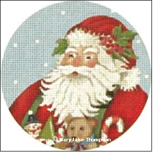 Canvas TOY SANTA ORNAMENT  MLT267