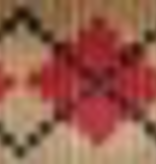 Canvas RED ARGYLE DOG COLLAR  634