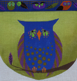 Canvas OWL POUCH WITH RIBBON  ZE424