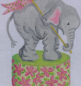 Canvas BABY ELEPHANT ON DRUM  OM96