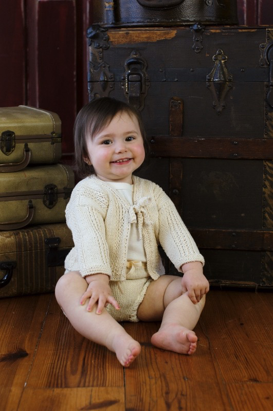 Yarn HELLO BABY ORGANIC COTTON JACKET KIT