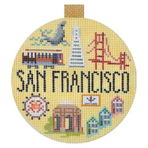 Canvas TRAVEL ROUND - SAN FRANCISCO KB1264