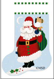 Canvas TOY CUTIE PIE SANTA  519D