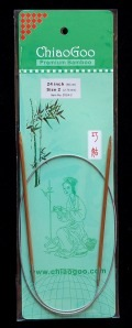 Needles circ #11 40" CHIAGOO BAMBOO