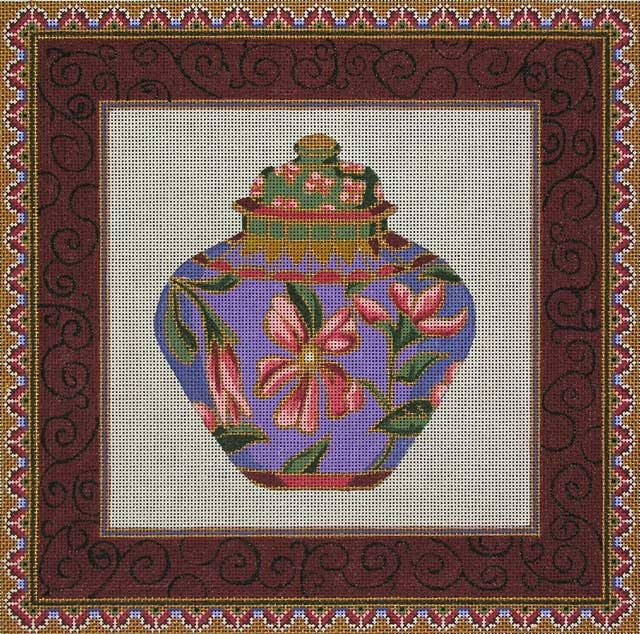 Canvas CHINESE PURPLE GINGER JAR