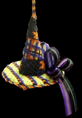 Canvas PURPLE BAT HAT  HAT 22