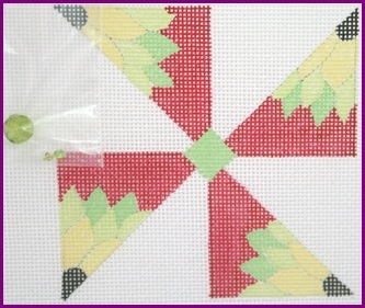 Canvas PINWHEEL CORAL MUM  LL194J  SALE  REG $39