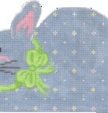 Canvas BLUE MINI BUNNY  CH310L