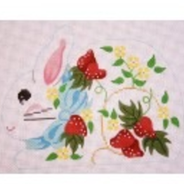 Canvas STRAWBERRY MINI BUNNY  CH310M