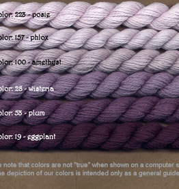 Fibers Silk and Ivory    019  EGGPLANT