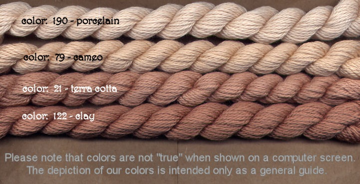 Fibers Silk and Ivory    TERRA COTTA