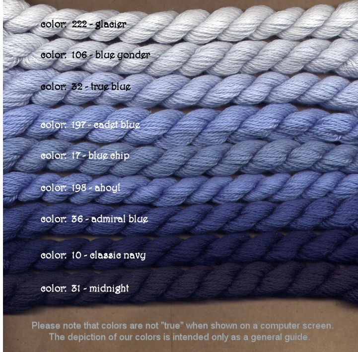 Fibers Silk and Ivory    ADMIRAL BLUE  36